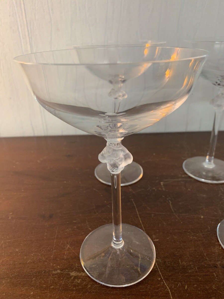 6 Lalique Champagne Cups-photo-4