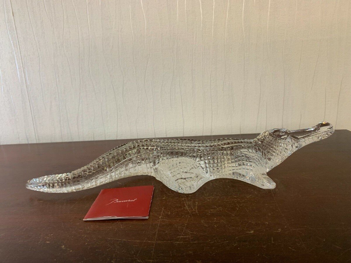 Baccarat Crystal Crocodile-photo-2