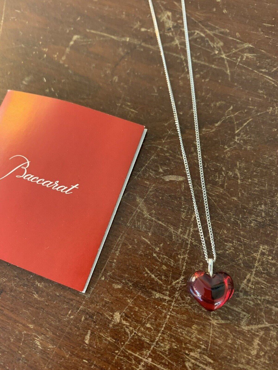 Baccarat Heart Necklace-photo-2