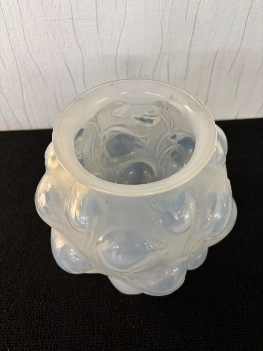 Vase Modèle ' Le Tulipier ' En Cristal R. Lalique Numéroté 86 / 995-photo-2