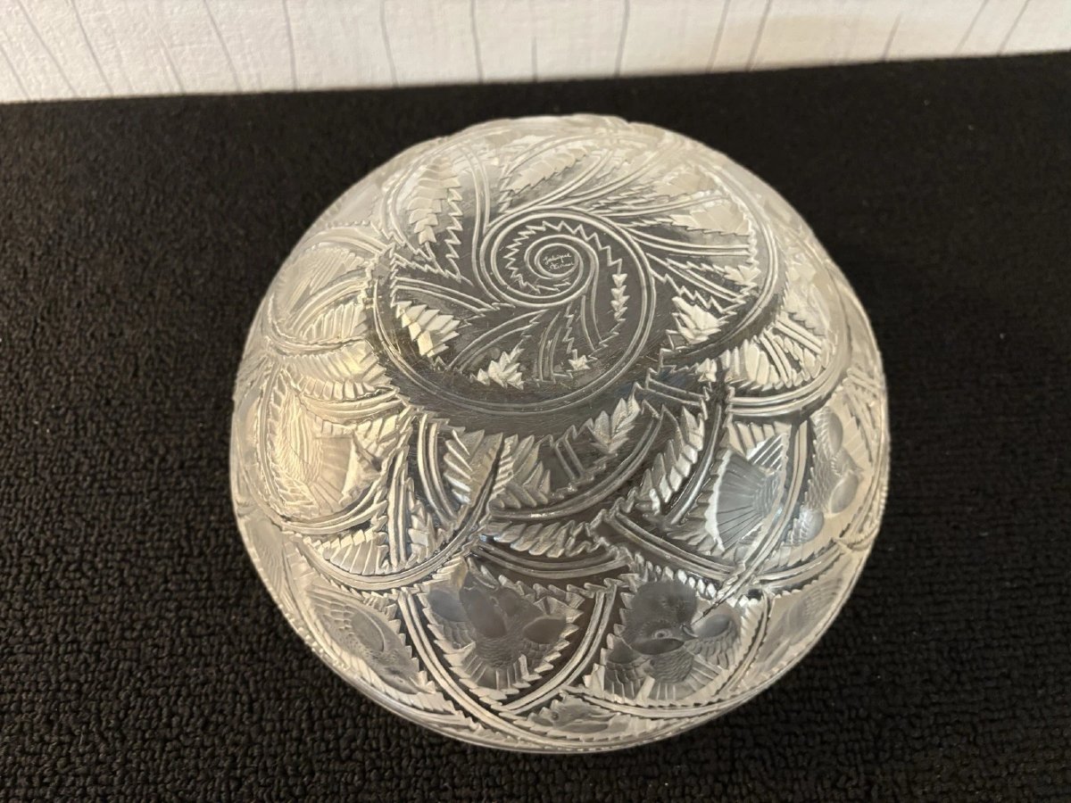 Lalique Crystal Salad Bowl-photo-3