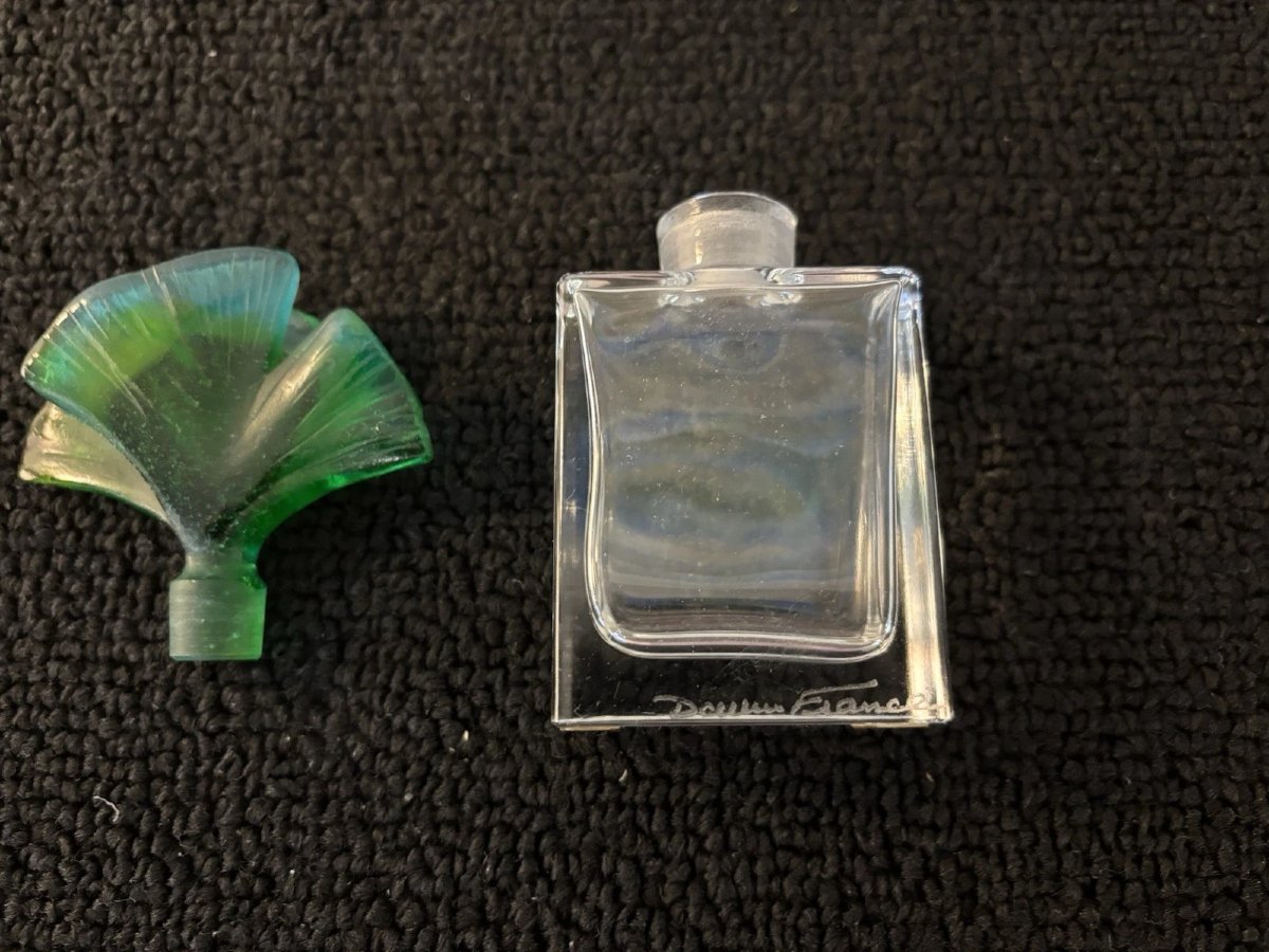 Perfume Bottle Model Gingko Crystal Daum France -photo-2