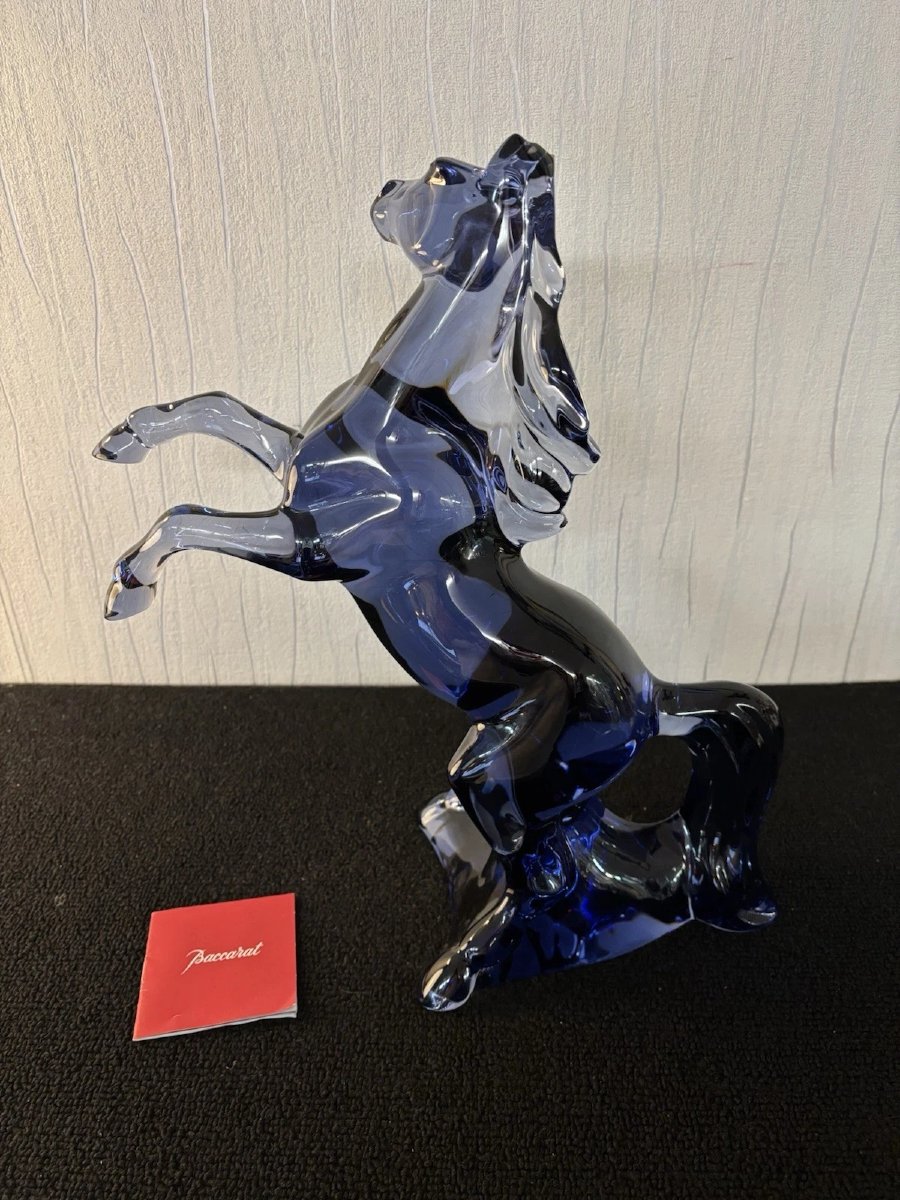 Baccarat Crystal Marengo Midnight Horse-photo-1