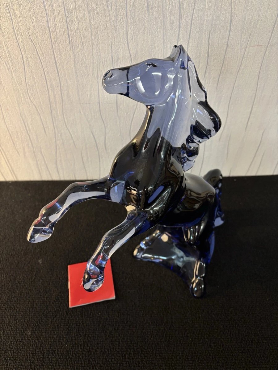 Baccarat Crystal Marengo Midnight Horse-photo-3