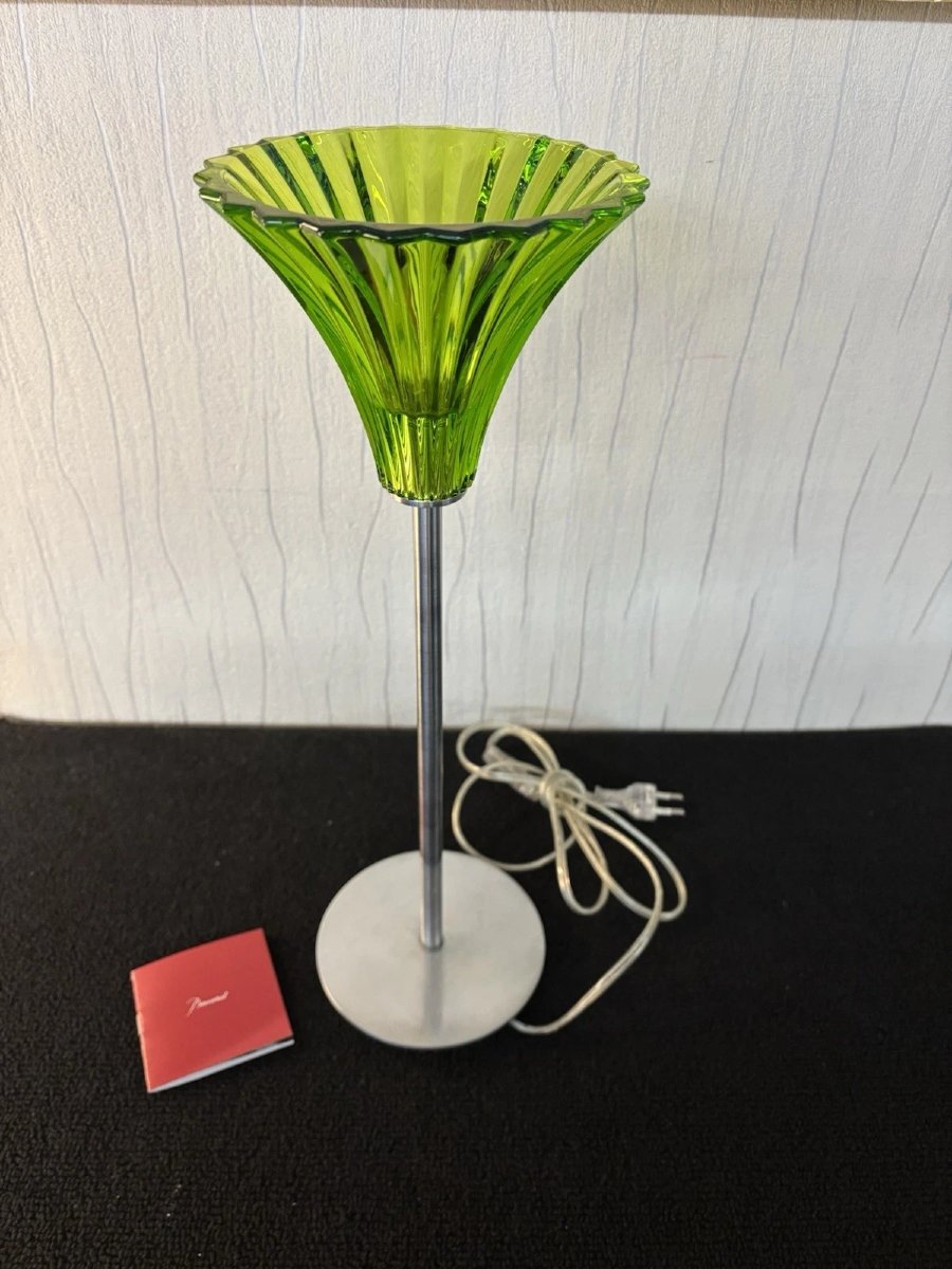 Green Mille Nuits Model Lamp Mathias Baccarat Crystal-photo-3