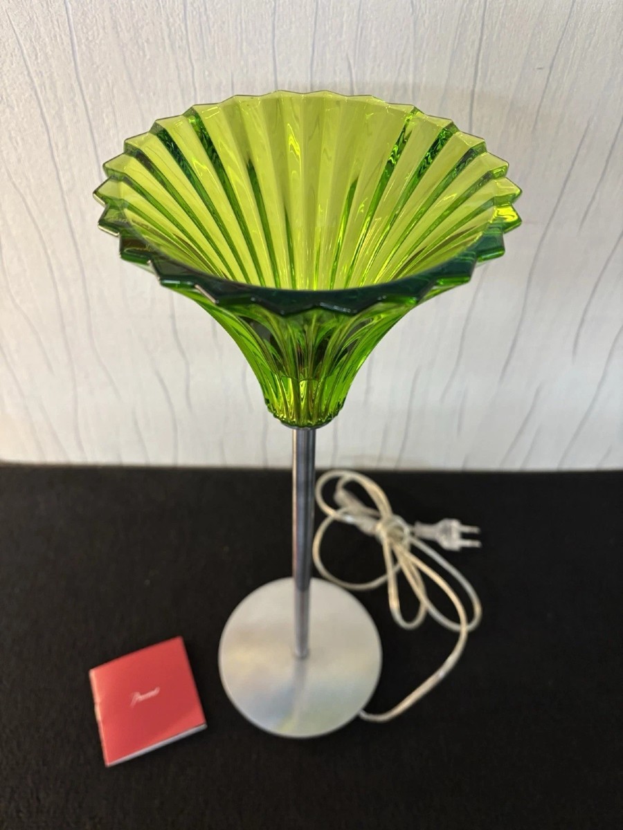 Green Mille Nuits Model Lamp Mathias Baccarat Crystal