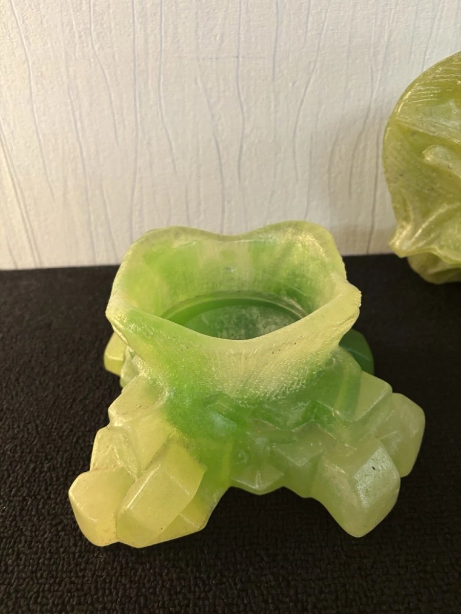 Sculpture rare vase en cristal Daum et Dali-photo-2