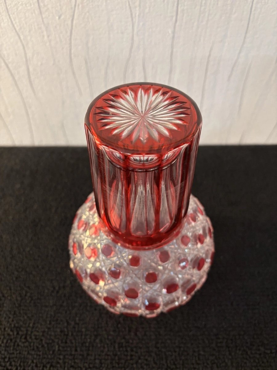 Service de nuit cristal overlay Saint Louis ? Baccarat ?-photo-4