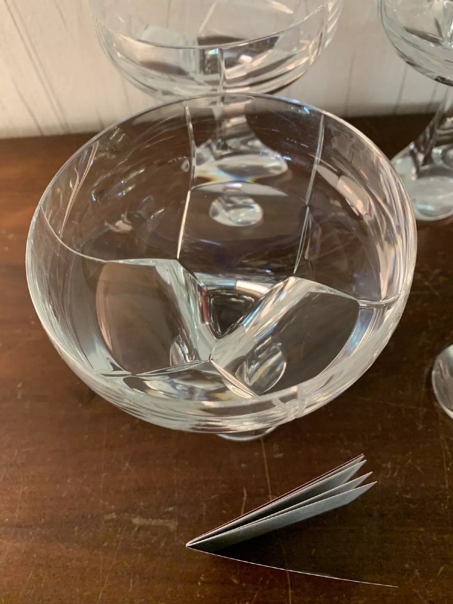 COUPE A CHAMPAGNE MODELE NEPTUNE EN CRISTAL DE BACCARAT-photo-2