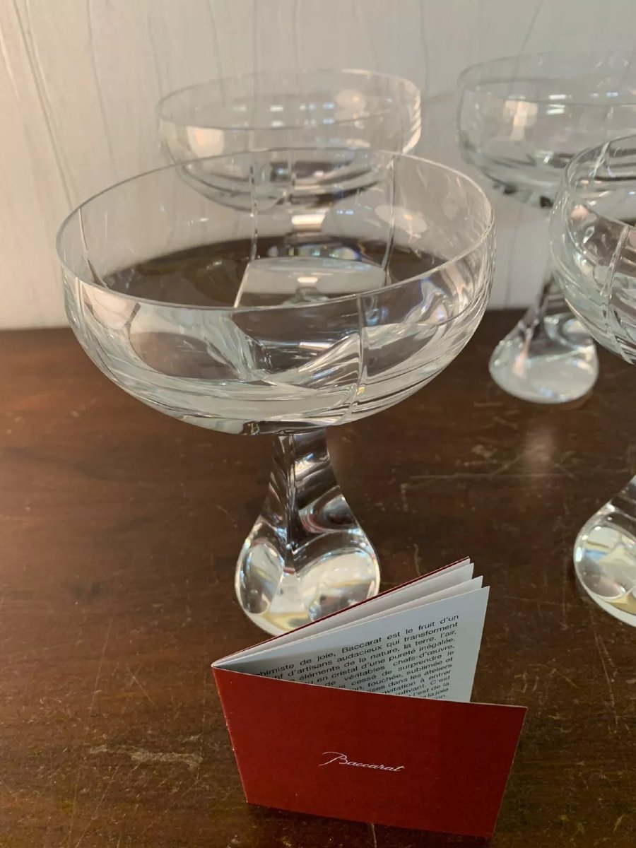 COUPE A CHAMPAGNE MODELE NEPTUNE EN CRISTAL DE BACCARAT-photo-4