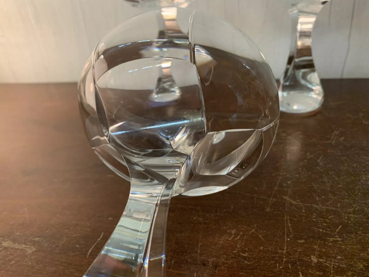 COUPE A CHAMPAGNE MODELE NEPTUNE EN CRISTAL DE BACCARAT-photo-4