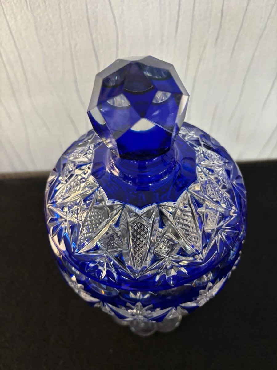 Blue Crystal Candy Jar-photo-3