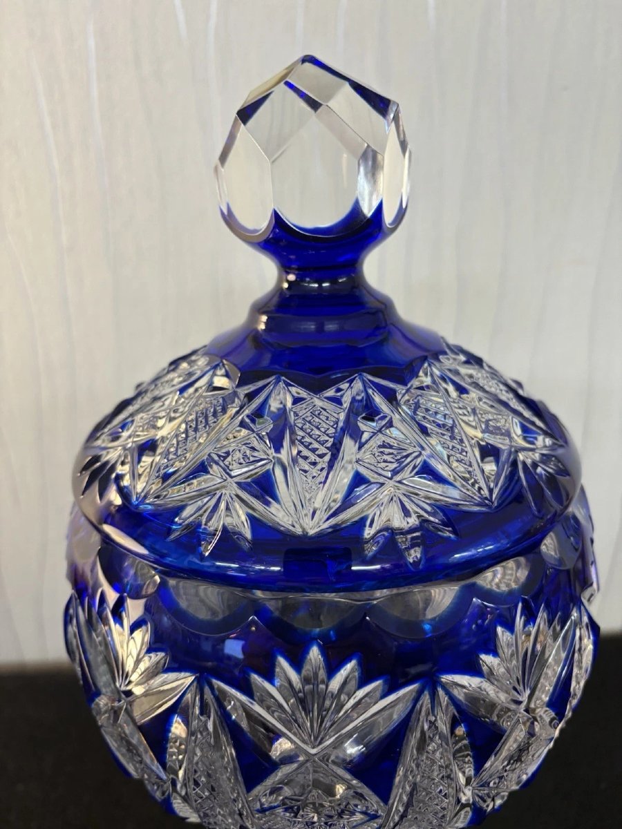 Blue Crystal Candy Jar-photo-4