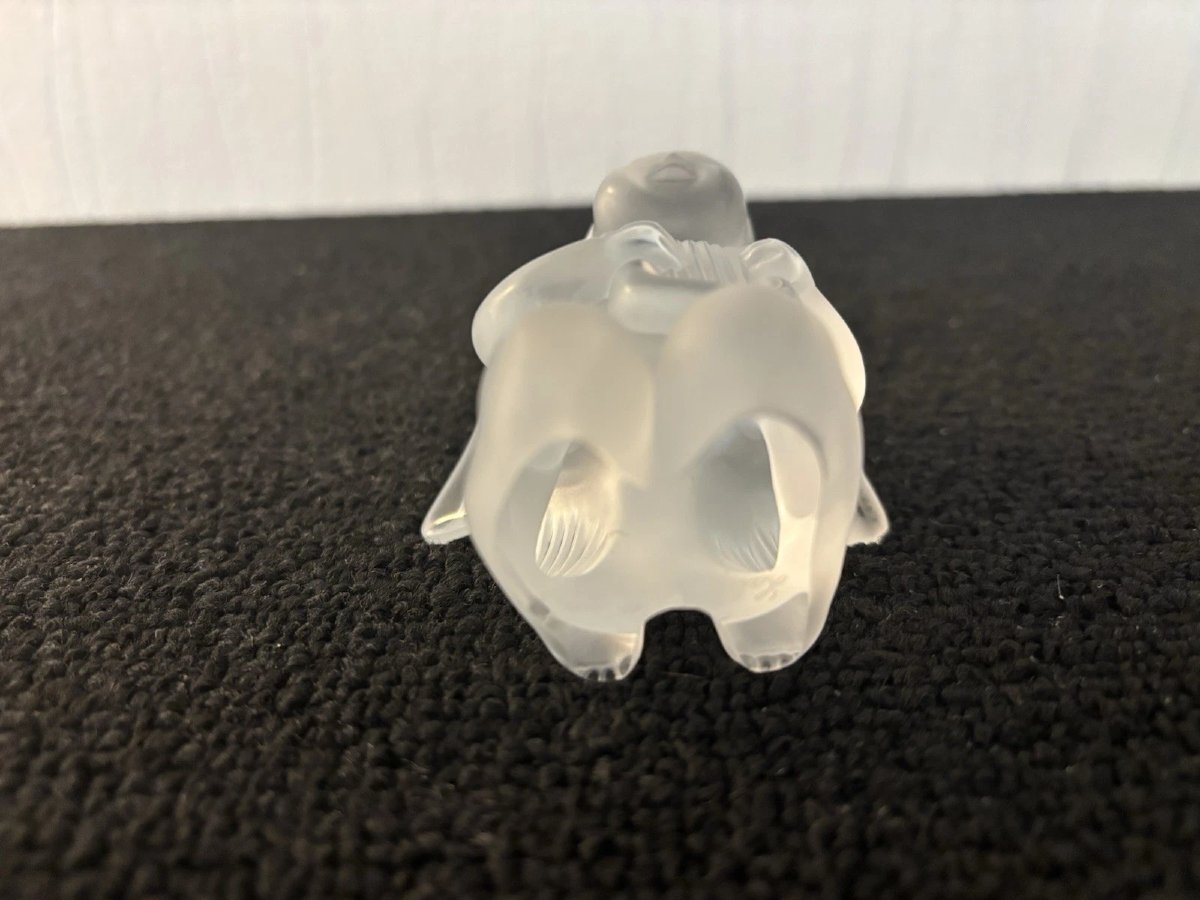 Lalique Crystal Lyre Angel-photo-3