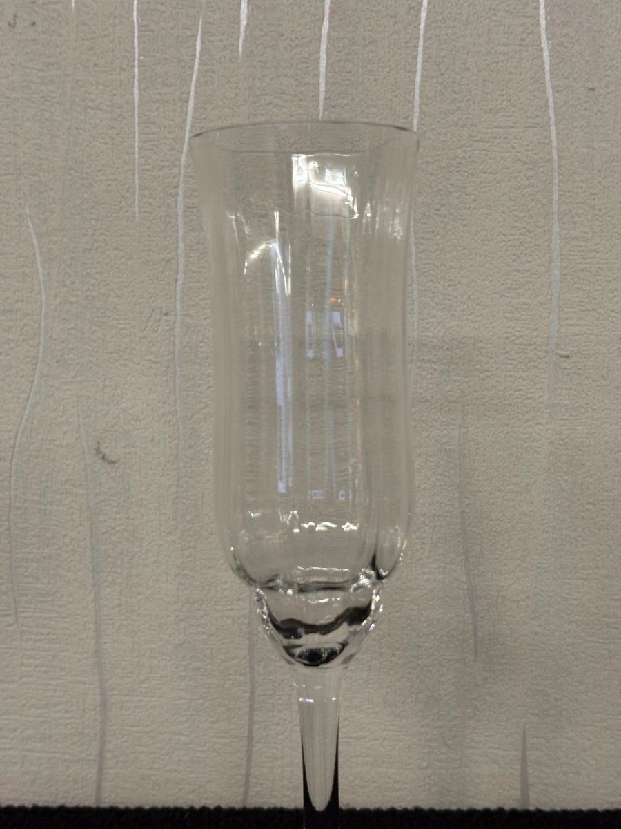 6 FLUTES A CHAMPAGNE modèle CAPRI cristal de BACCARAT (prix des 6)-photo-2