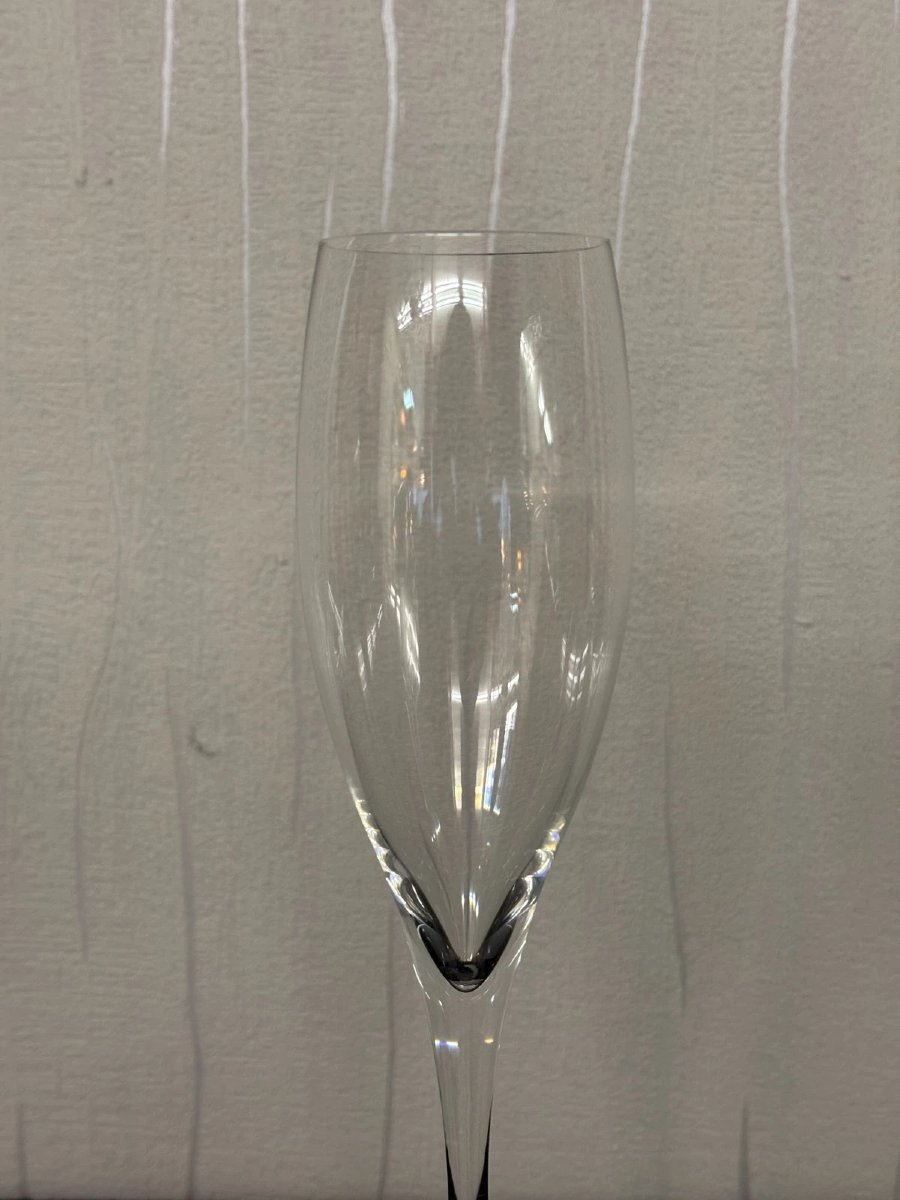 6 FLUTES A CHAMPAGNE  modèle SAINT REMY en  cristal de  BACCARAT  (prix des 6 flutes)-photo-2