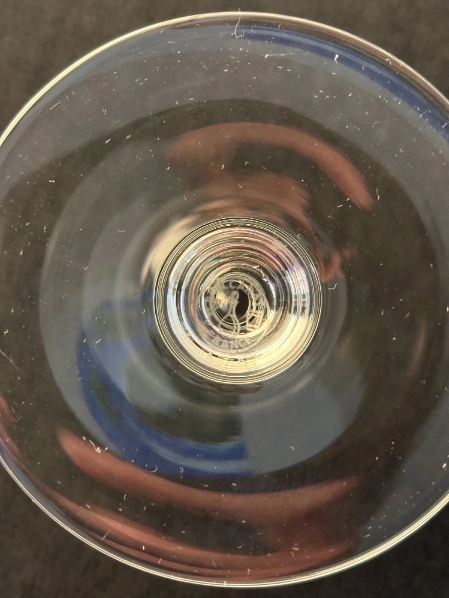 6 FLUTES A CHAMPAGNE  modèle SAINT REMY en  cristal de  BACCARAT  (prix des 6 flutes)-photo-1