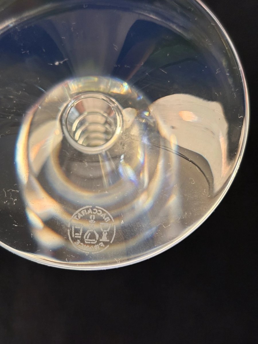 6 FLUTES FLUTISSIMO modèle VEGA en  cristal de BACCARAT  ( Prix pour 6 FLUTES )-photo-2
