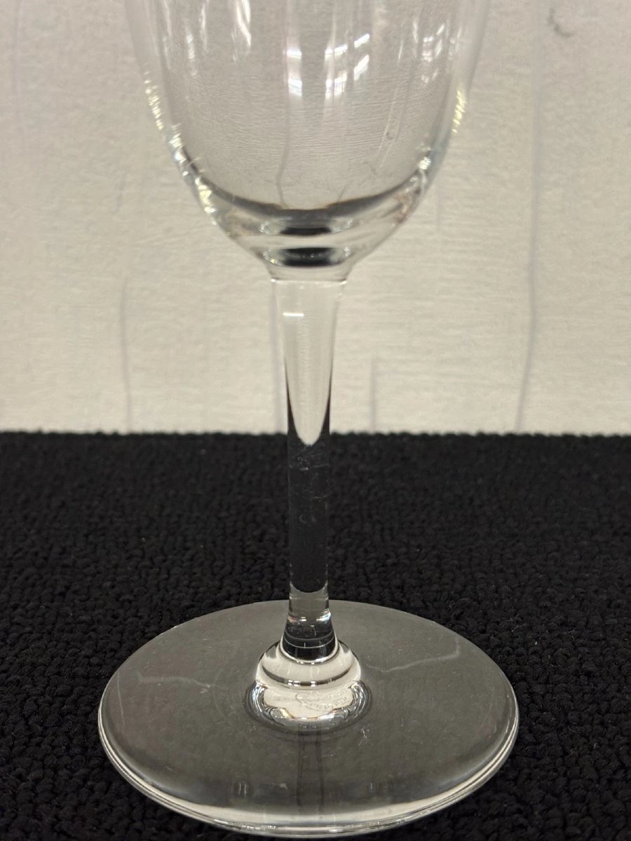 6 FLUTES A CHAMPAGNE  modèle PERFECTION  en CRISTAL DE BACCARAT-photo-1