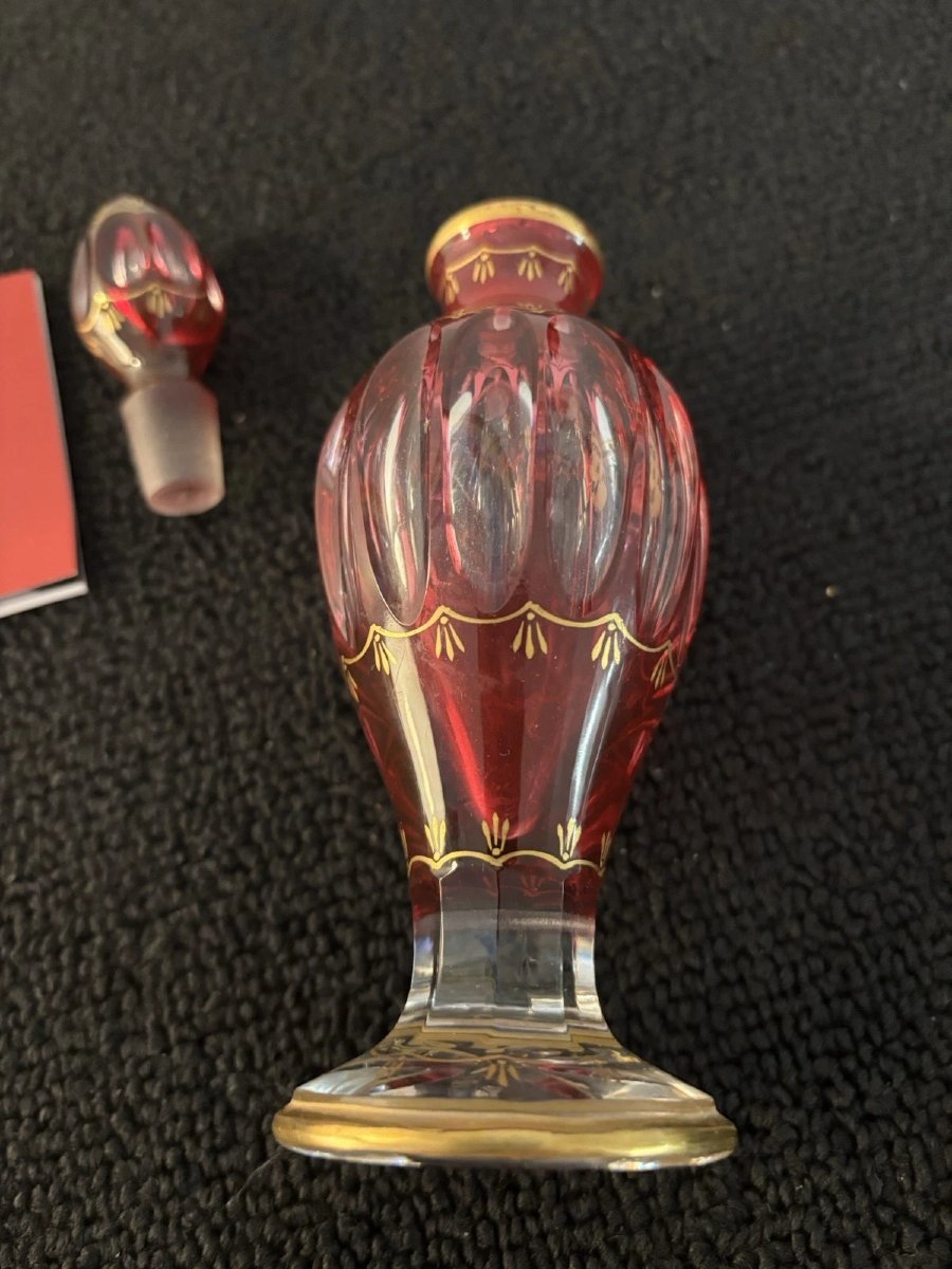 FLACON A PARFUM modèle  DIORAMA  en CRISTAL DE BACCARAT-photo-4