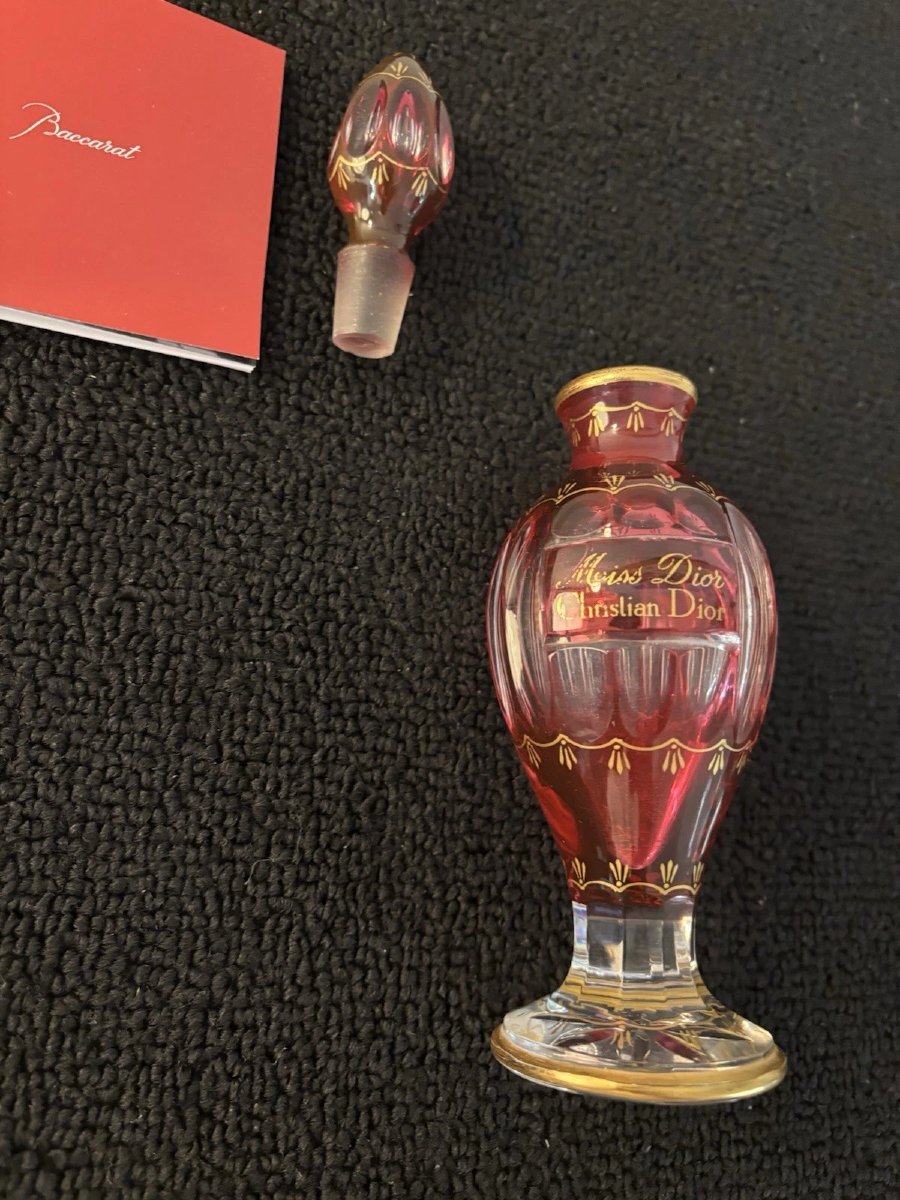 FLACON A PARFUM modèle  DIORAMA  en CRISTAL DE BACCARAT-photo-6