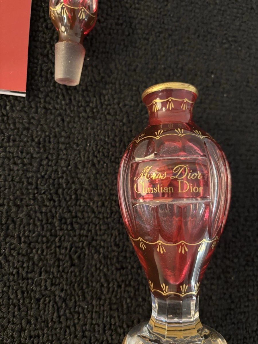 FLACON A PARFUM modèle  DIORAMA  en CRISTAL DE BACCARAT-photo-7