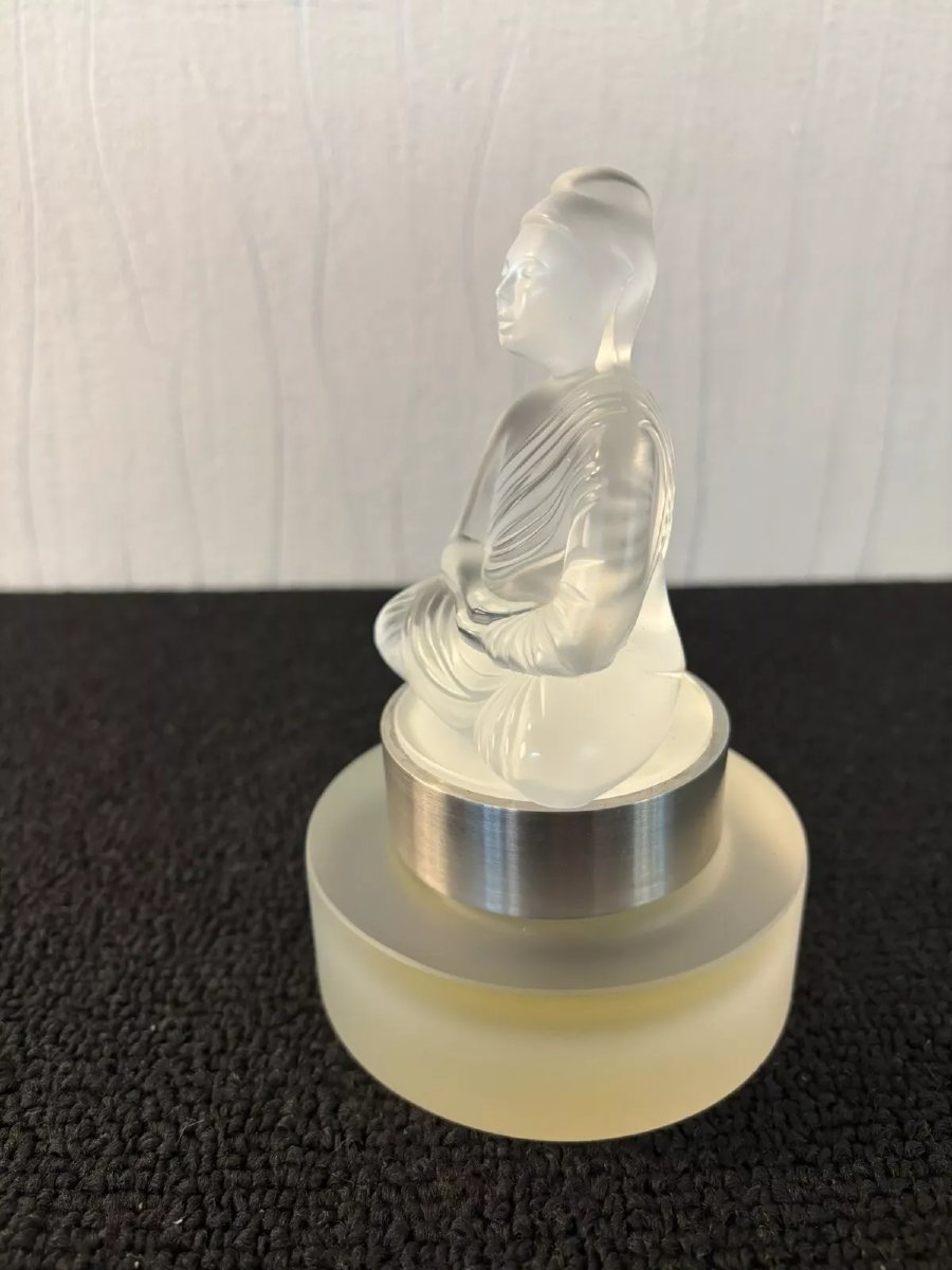 Buddha Perfume Bottle In Lalique Crystal-photo-3