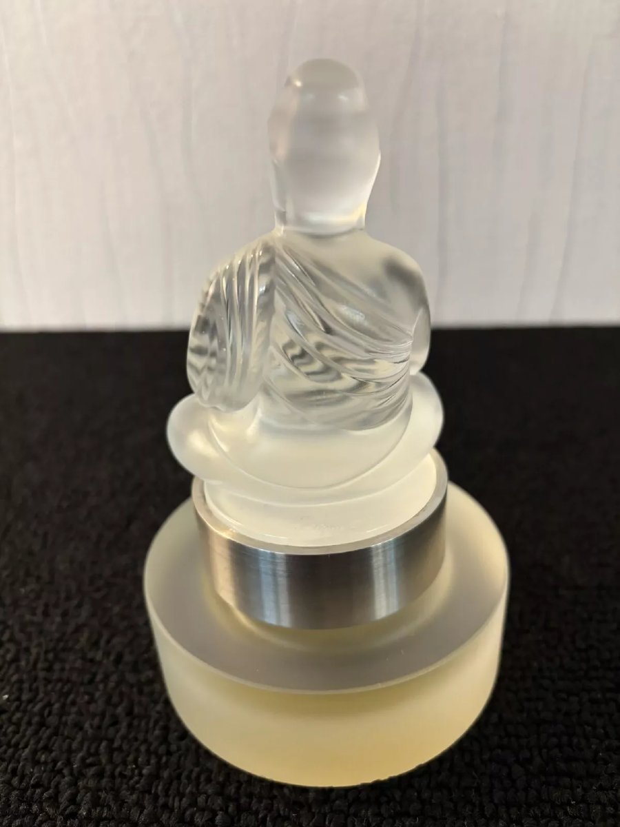 Buddha Perfume Bottle In Lalique Crystal-photo-2