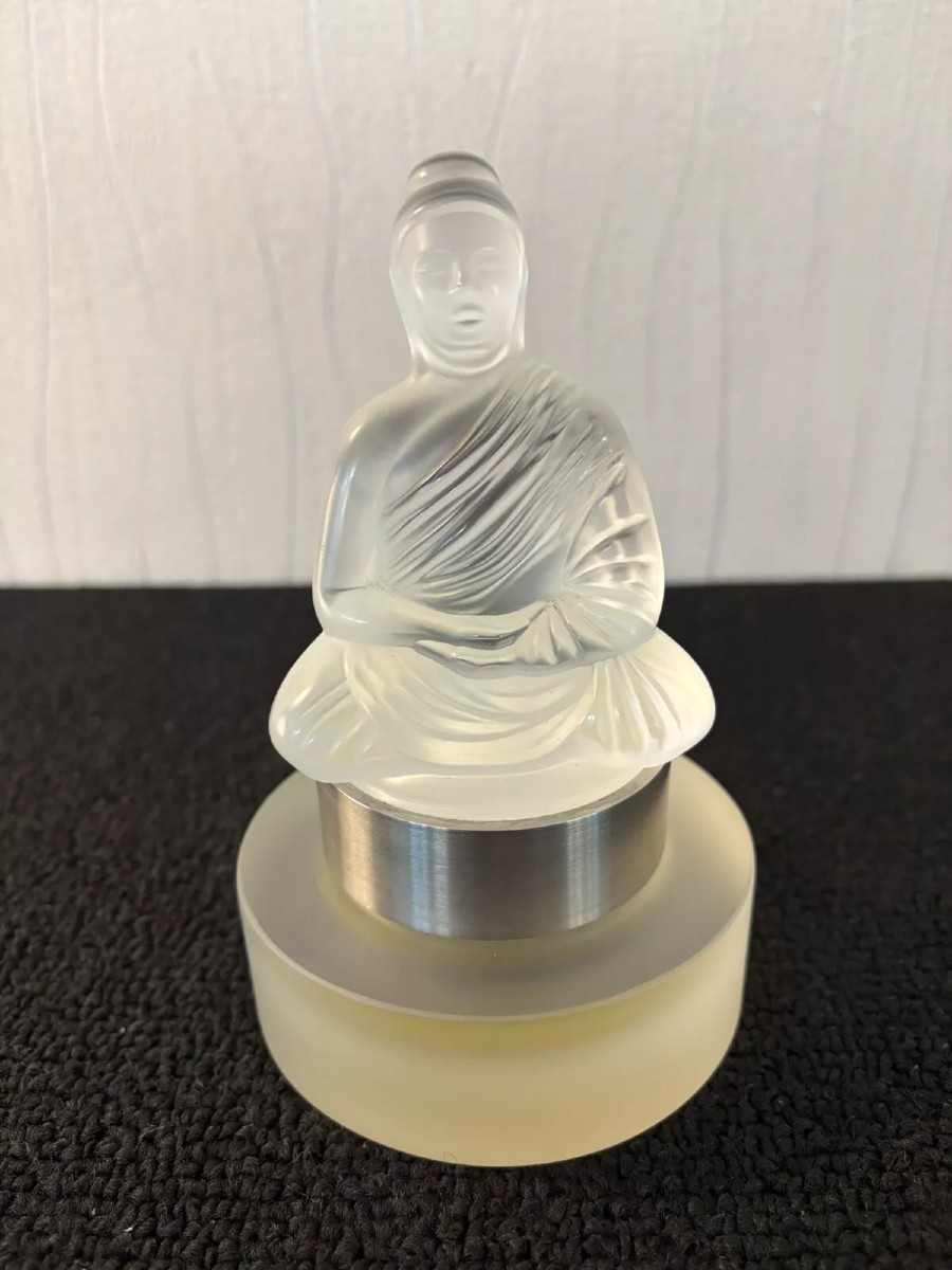 Buddha Perfume Bottle In Lalique Crystal