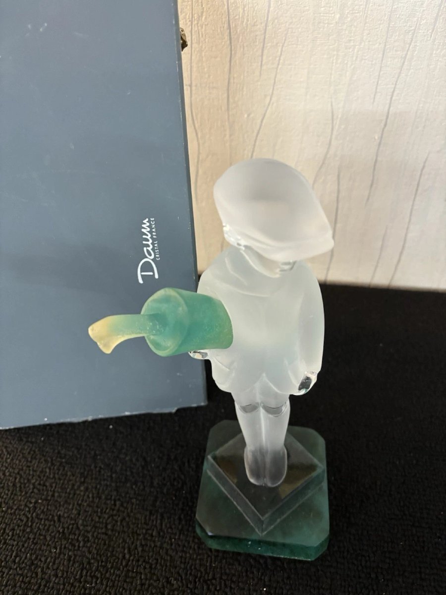 Golfeur ''Le caddy' en cristal Daum France Numéroté 117 / 199-photo-3