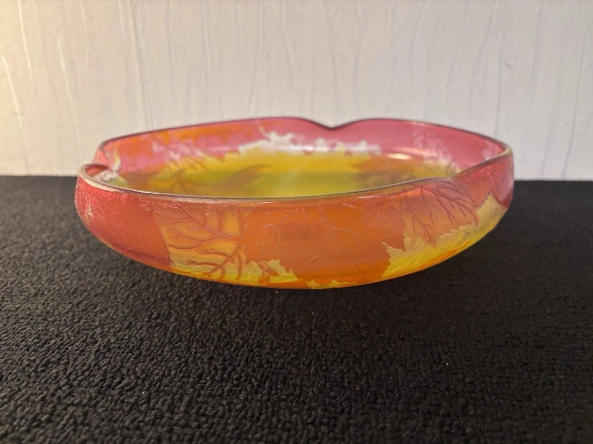 Gallé Establishments Centerpiece Bowl Signed With The Star-photo-3