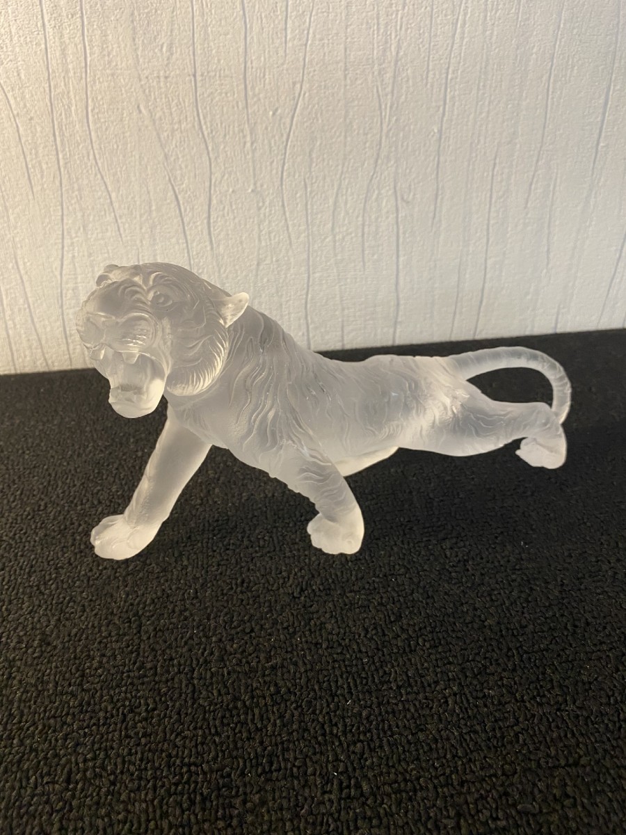 White Bengal Tiger Daum France Numbered 149/1000-photo-2