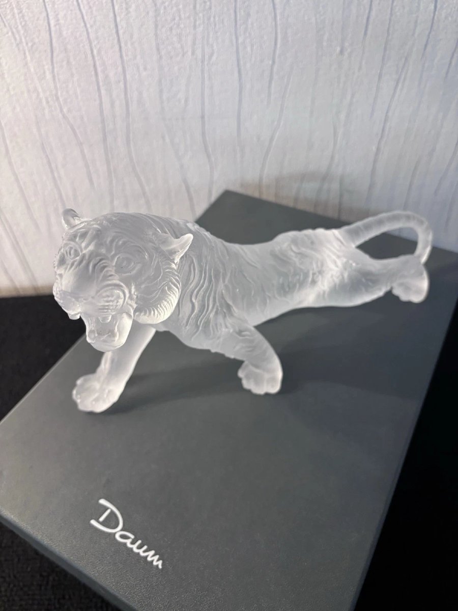 White Bengal Tiger Daum France Numbered 149/1000-photo-3