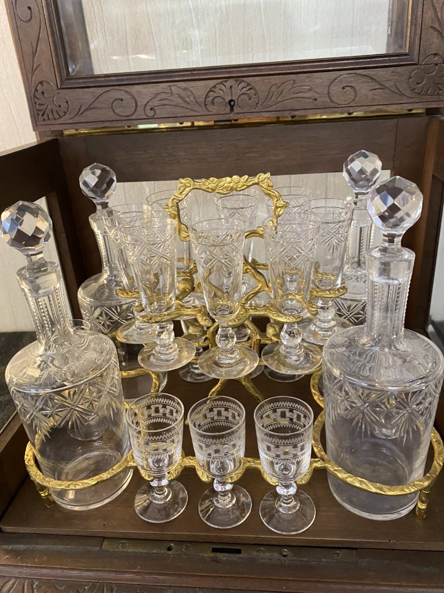 All-glass Oak Liqueur Cellar-photo-2