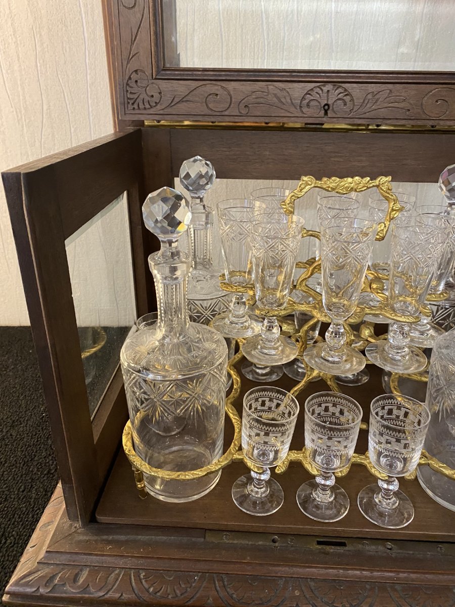 All-glass Oak Liqueur Cellar-photo-6