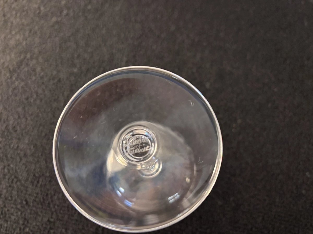 Lalique Liane Clear Crystal Wine Glass-photo-4