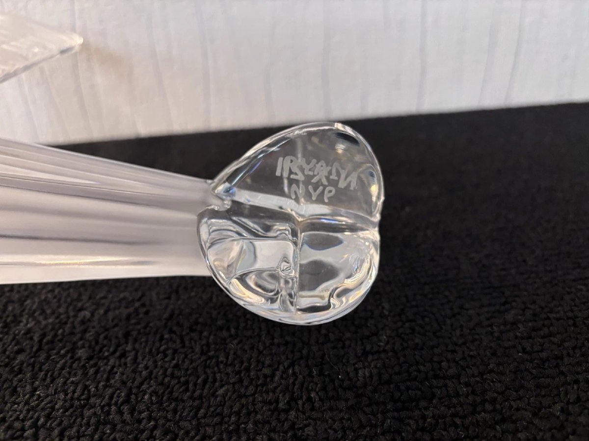 Spirit Of St Louis Crystal Aeroplane Paperweight Daum France-photo-7