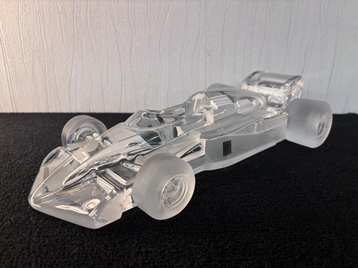 Voiture formule  en cristal DAUM  France-photo-2