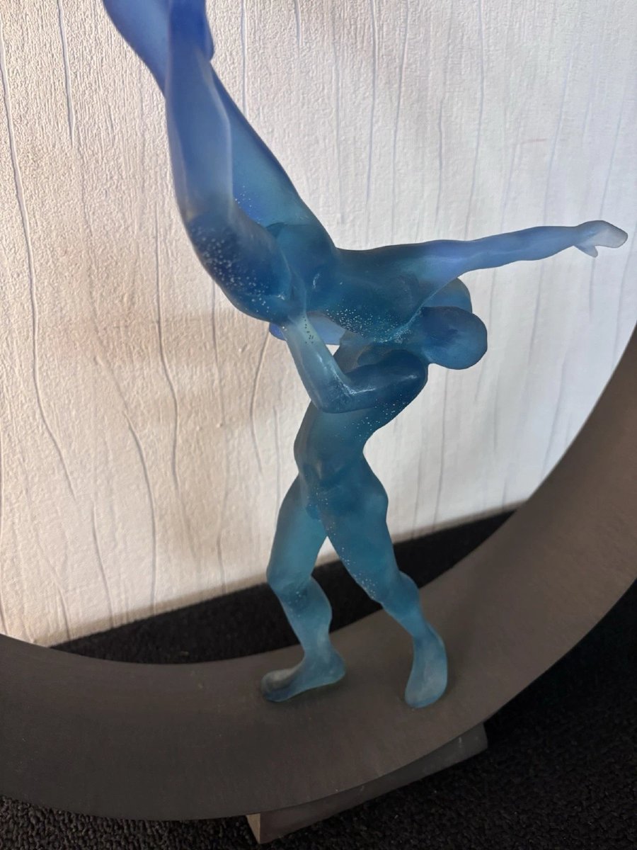 Sculpture ' l'eden ' limitée Daum France Monique Vivian N° 126/225-photo-2
