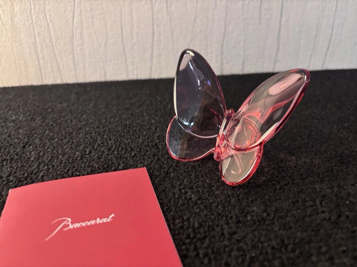 PAPILLON EN CRISTAL DE BACCARAT-photo-2