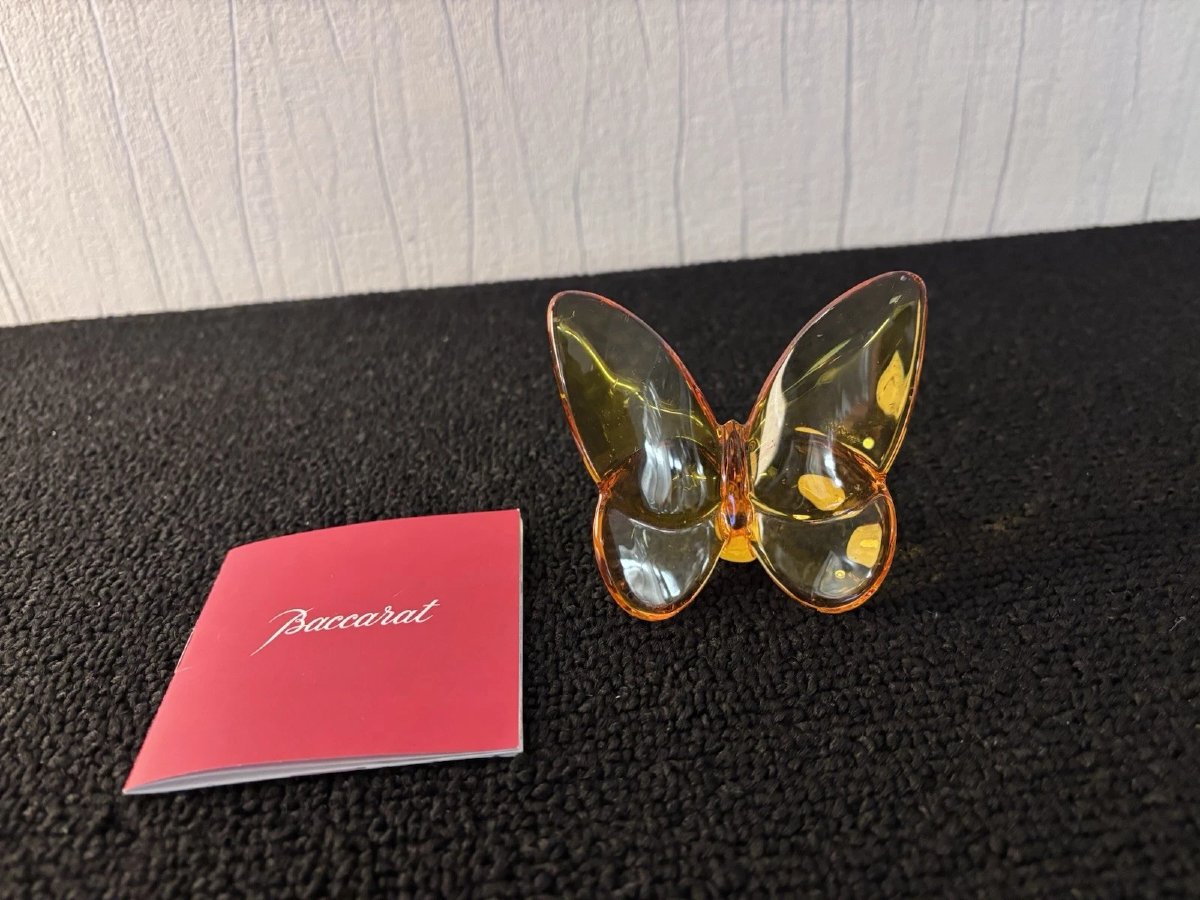 PAPILLON EN CRISTAL DE BACCARAT-photo-2