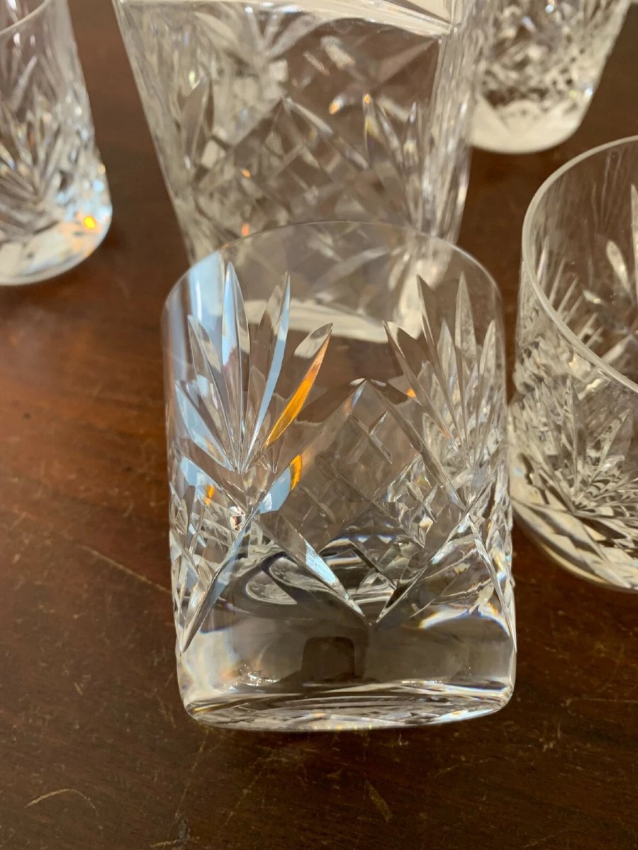 Whiskey   Decanter And 6 Glasses-photo-1