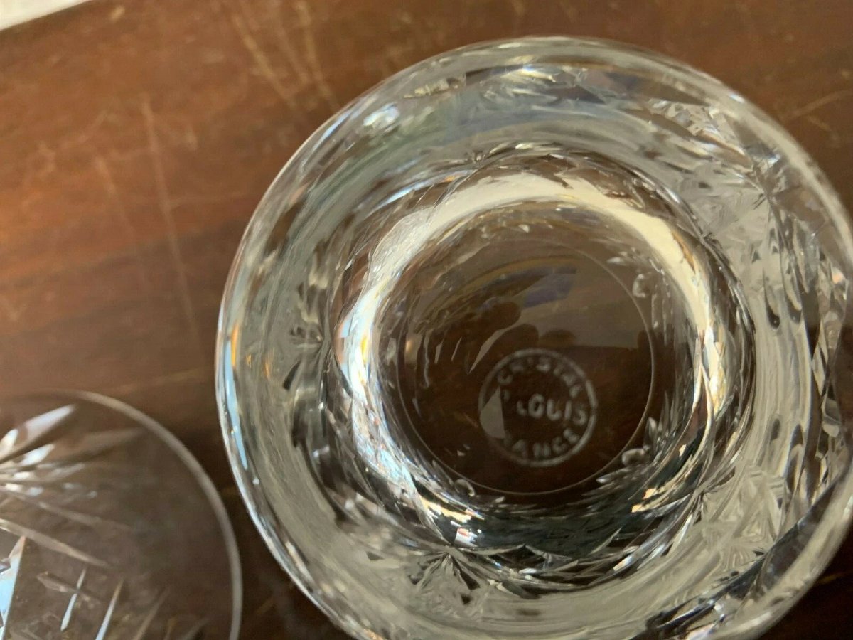 Whiskey   Decanter And 6 Glasses-photo-4