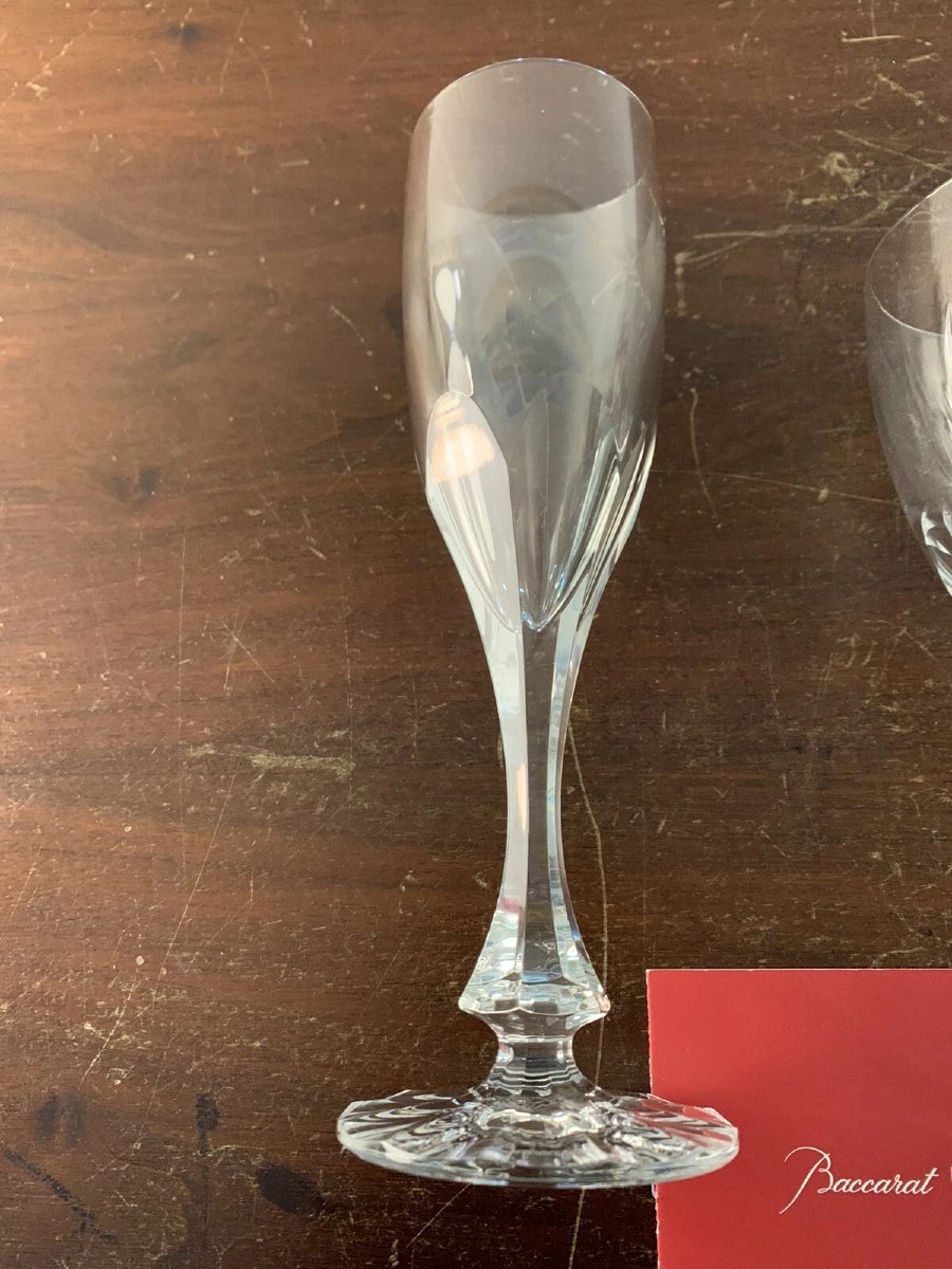 Service 18 pièces modèle MONACO en cristal de BACCARAT -photo-2