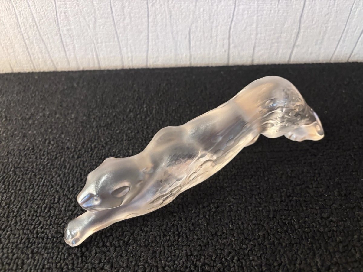 Panthère Zeila PM lustré or en cristal LALIQUE France-photo-2