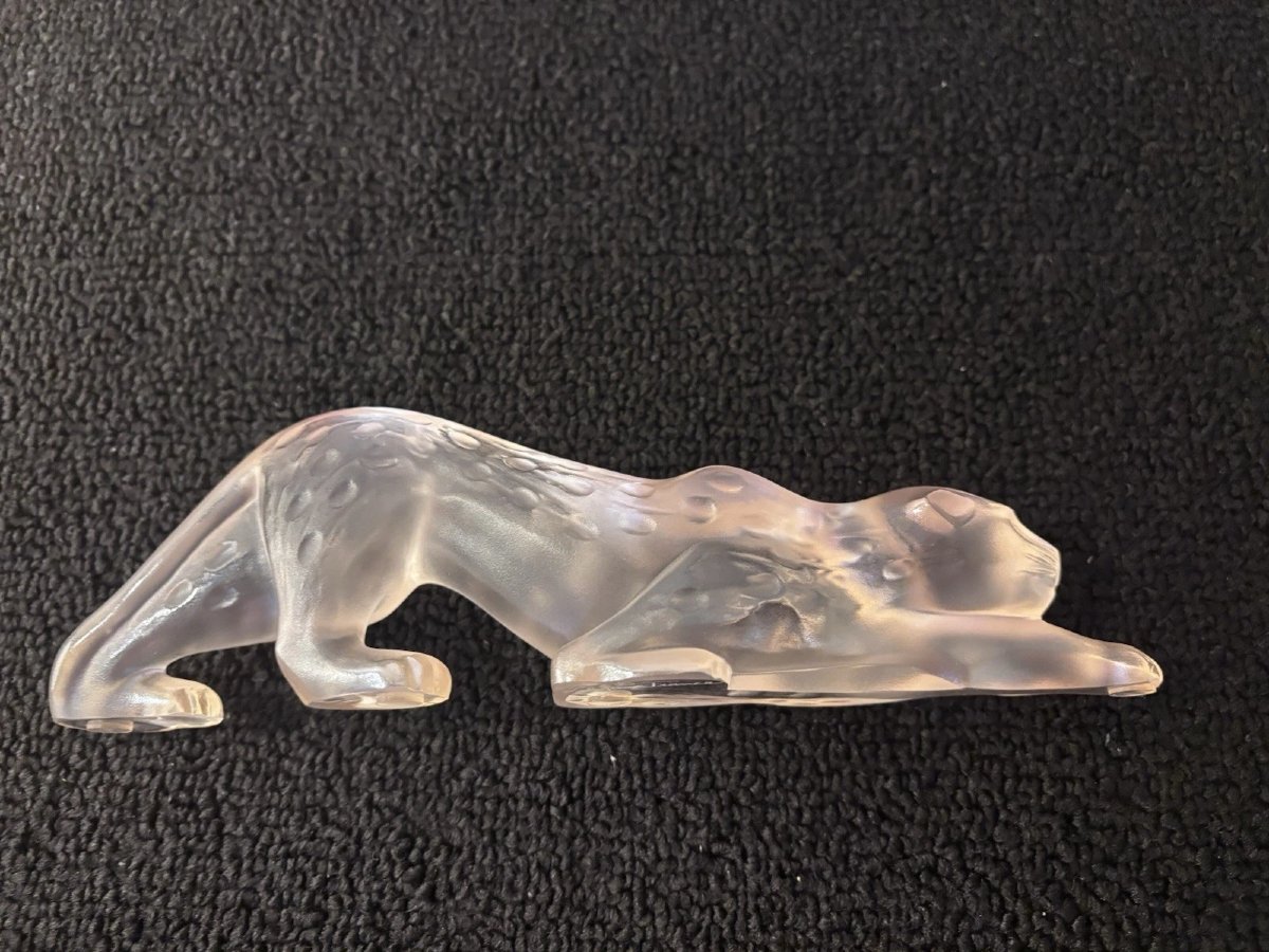 Panthère Zeila PM lustré or en cristal LALIQUE France-photo-1