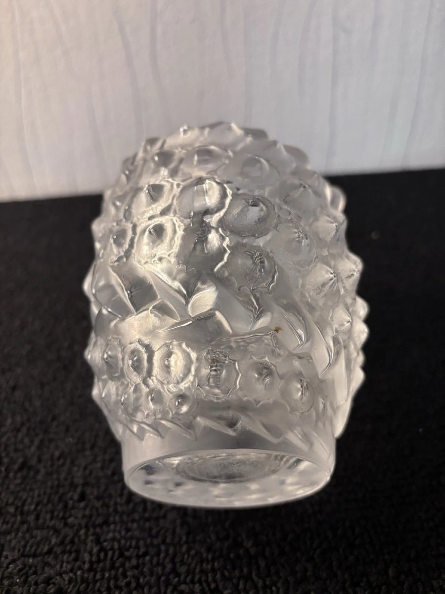 Vase poissons en cristal R. Lalique-photo-2