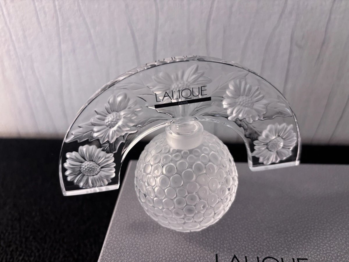 "folie" Model Perfume Bottle In Lalique Crystal, France-photo-3