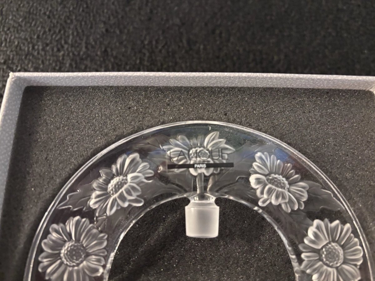 "folie" Model Perfume Bottle In Lalique Crystal, France-photo-1