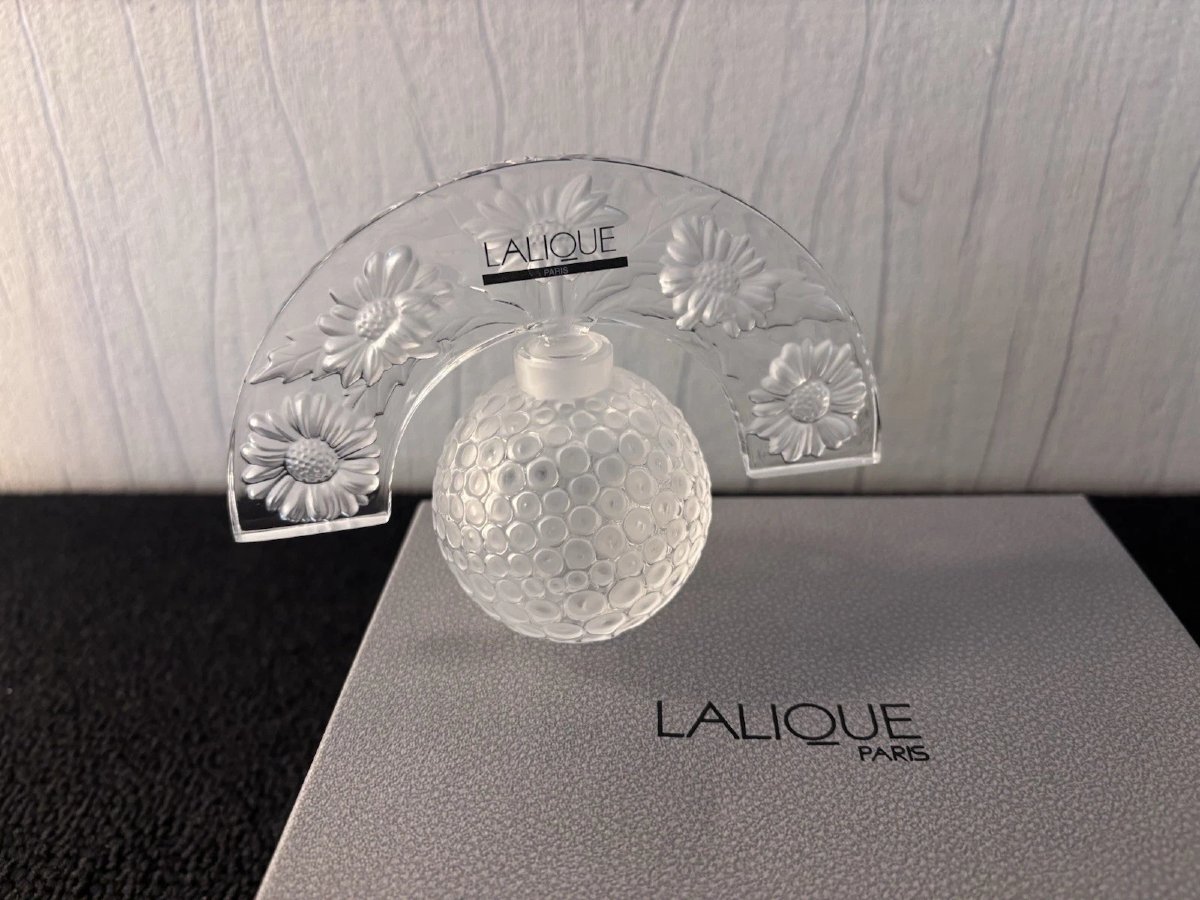 "folie" Model Perfume Bottle In Lalique Crystal, France-photo-7
